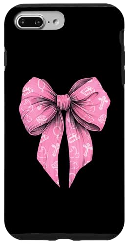 Coquette Bow Juventud Pastor Predicador Biblia Cruz Niña Mamá Carcasa para iPhone 7 Plus/8 Plus