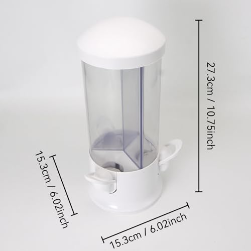 Distributeur de bonbons Pssopp à 3 compartiments blanc pour cuisine - 4