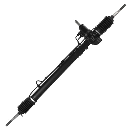 Image of Detroit Axle - 9pc Front Rack Pinion Kit for 96-00 Honda Civic 97-00 Acura EL 1 Power Steering Rack Pinion 2 CV Axles 2 Upper Control Arms w /Ball Joint 2 Lower Ball Joints 2 Outer Tie Rods Replacement