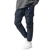 [Gerry] [ジェリー] カーゴパンツ メンズ クライミング ジョガー M L LL 3L 4L 5L 撥水加工 UVカット ストレッチ ネイビー M