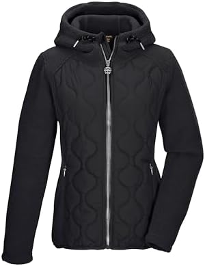 killtec Mujer Chaqueta polar/chaqueta híbrida con capucha KSW 108 WMN FLC JCKT, 
