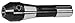 Lyndex 830-080 R8 Taper Shank Steel End Mill Holder, 2.48" Nose Diameter, 1-1/4" Hole Diameter