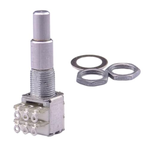 Potentiomètre B500K double concentrique de haute précision avec point central pour guitare
