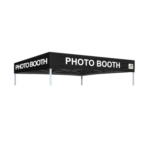 Eurmax USA 8x8 Photo Booth Canopy Top (Black)