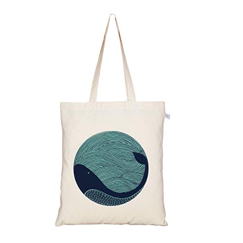 EcoRight Canvas Tote Bag for Women | Eco-Friendly Cute Tote Bags Aesthetic | Reusable Shopping Bags for Groceries, Book Tote, Beach Bags for Women