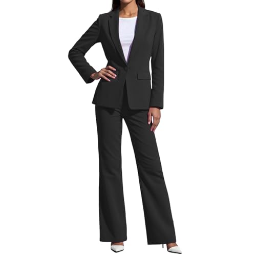 Ensemble femme pantalon droit fluide et confortable pour le travail