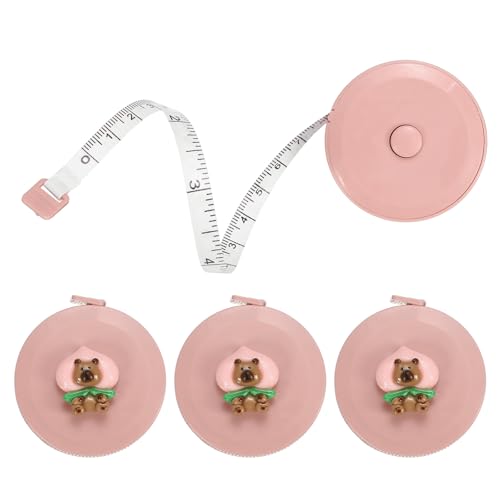 Cinta métrica blanda retráctil 4 piezas 60 pulgadas miniatura 1