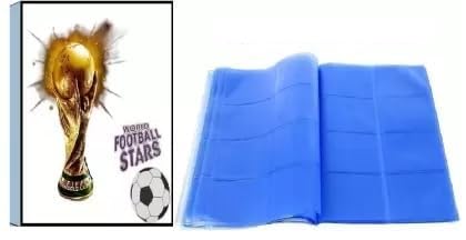 CrazyBuy FOOTBALL STAR CARD BINDER ALBUM WITH 208 POCKETS ALBUM (Multicolor)