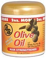 BB Olive Oil Hair Strengthener W/ Shea Butter & UV Protection, 6 Oz by Bronner Bros