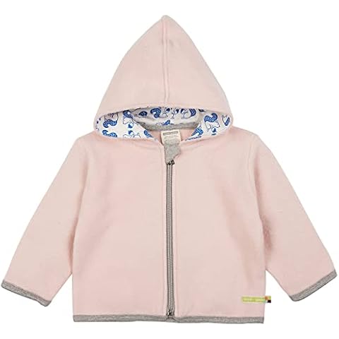 Loud + Proud Jacke Wollfleece, Gots Zertifiziert Chaqueta con Forro, Color Rosa Cover