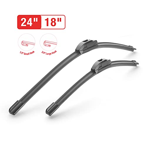 OEM Quality Performance Premium windshield wiper blades 24 and 18,All