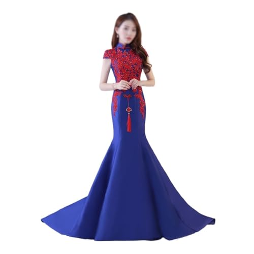 Cheongsam longue ajustée pour banquet et chorale : la robe de soirée élégante