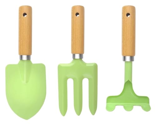 Garden tools Trowel set 3pcs Heavy Duty Gardening Tool Kit, Succulent Tool Set, Multifunctional Portable Stainless Steel Hand Tool Gardening Gifts for Women Men
