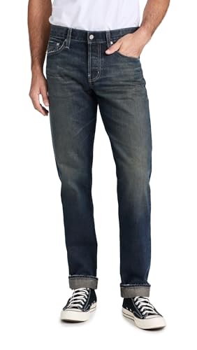 AG Adriano Goldschmied Men's Exclusive Kace Modern Straight Selvedge Jeans 34.25