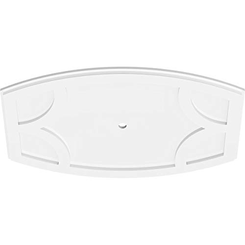 Image of Ekena Millwork CMP30X20KY-01000 Kailey Architectural Grade PVC Contemporary Urethane Ceiling Medallions 30 inchW x 20 inchH x 1 inchID x 16 1 /4 inchC x 1 inchP
