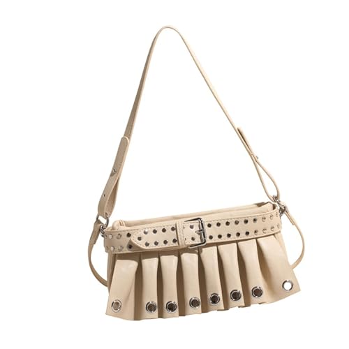 Sac à bandoulière tendance pour femme en cuir synthétique rétro style sous-aisselle