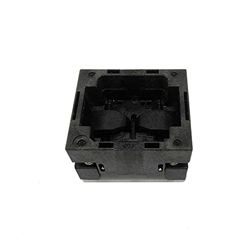 DFN8 QFN8 WSON8 Open Top Burn in Socket Pogo Pin IC Test Socket Pitch 0.8mm Chip Size 4x3 Flash Adapter Programming Socket