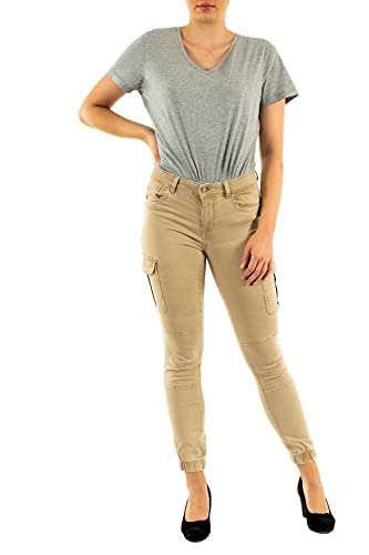ONLY Damen ONLMISSOURI REG ANK Cargo PNT NOOS Hose 15170889,Nomade,38W /...