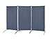 Proman Products Galaxy Indoor Room Divider (3-Panel), 102" W x 23" D x 71" H, Gray