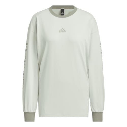 adidas [アディダス] 長袖 Tシャツ ワーディング ルーズフィット シングルジャージー チュニック JSY07 レディース