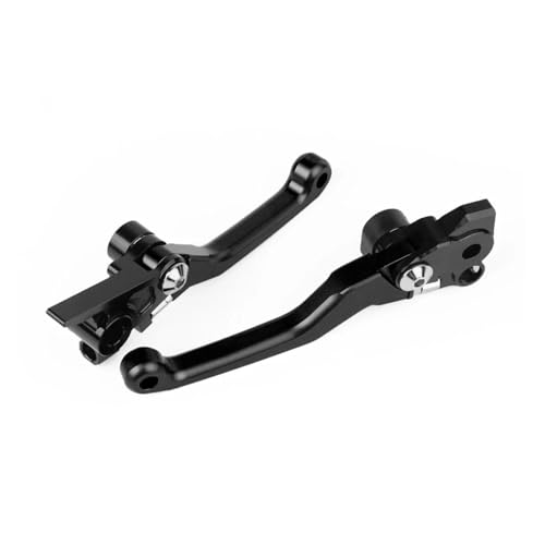 Levier Embrayage Moto KX450X Poignée Frein CNC Pivotant Pliable Noir