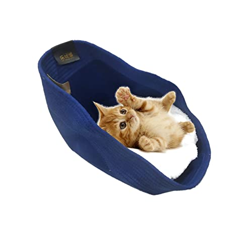 emily pets Cat Bed Felt Cave Pet Mat Sofa Lounger with Cushion (Size:Medium, Color:Blue) (B09MHYV1KB) Amazon Price History, Amazon Price Tracker