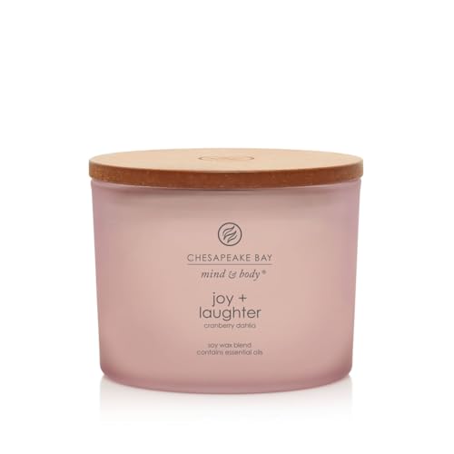 Chesapeake Bay Candle Scented Candle Joy + Laughter (Cranberry Dahlia) Coffee Table Home Dcor