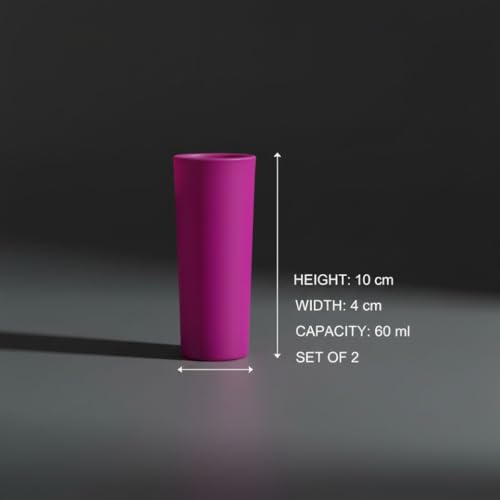 Image of Bar Box Shot Glasses (Set of 2) (Pink)