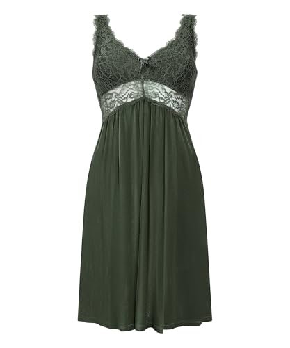 Hunkemöller Slipdress Nora Lace - Climbing Ivy - L Hunkemöller Slipdress Nora Lace - Climbing Ivy - L