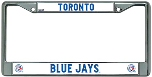 Toronto Blue Jays New Logo Design Metal Chrome License Plate Tag Frame Cover Baseball
