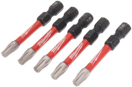 2" T25 Shockwave Impact Torx Bit (5 Pack)