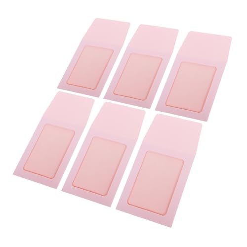 NUOBESTY 20St Kartenhalter in Macaron-Farbe Umschläge Fotomappen aus Pappe Rahmen für Einladungskarten Bilderrahmen buntes Papier Standard-Sammelkartenhüllen Spielbildhalter einfach Klipp