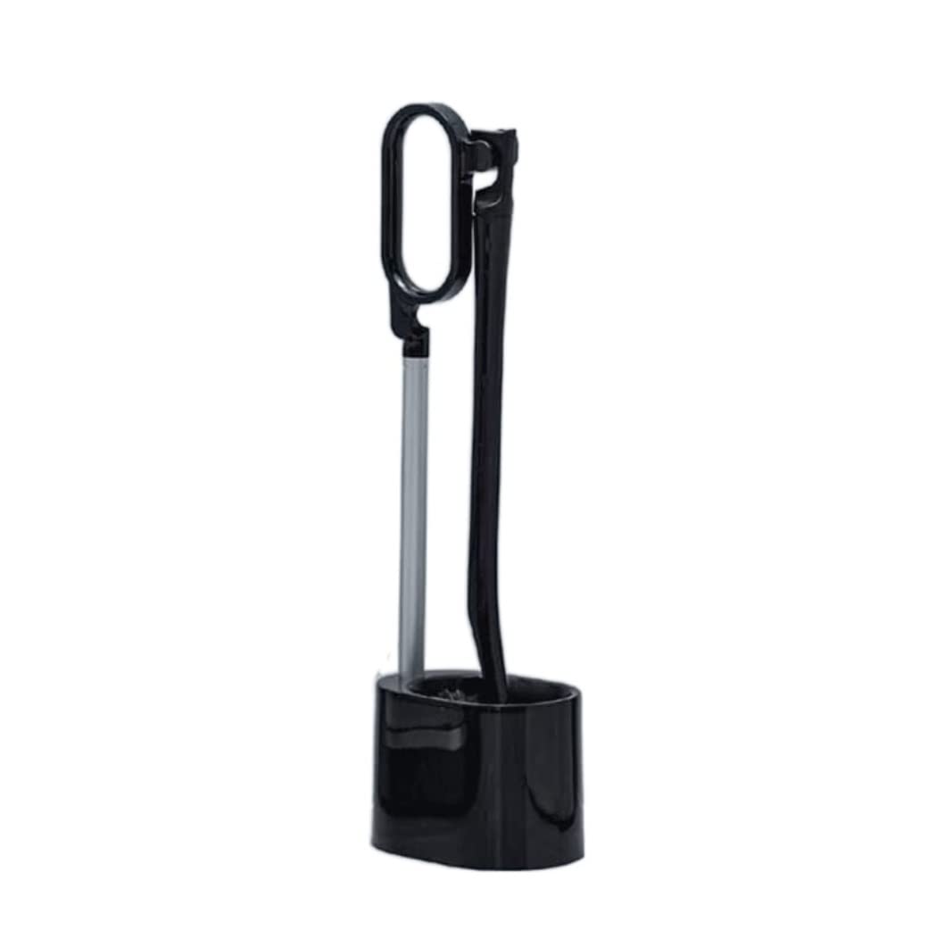 Escobillero Escobilla de Baño Escobilla WC Juego De Escobillas Y Soportes Para Baño Juego De Escobillas De Inodoro De Pie Cepillo De Inodoro Curvo De Cerdas Suaves Para Limpieza Profunda Escobillero y
