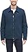 Tommy Hilfiger Men's Micro-Twill Open Bottom Zip Front Jacket, Navy, Medium