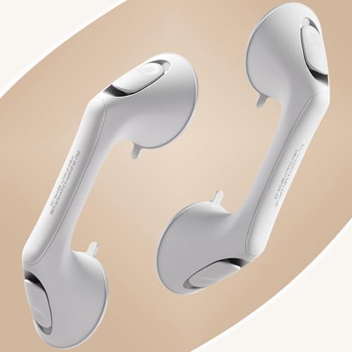 ABLECARE 2-Pack 12" Bathtub & Shower Grab Bars for Seniors