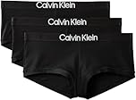 Calvin Klein Women BOYSHORT 3PK BLACK (BLACK/BLACK/BLACK) M