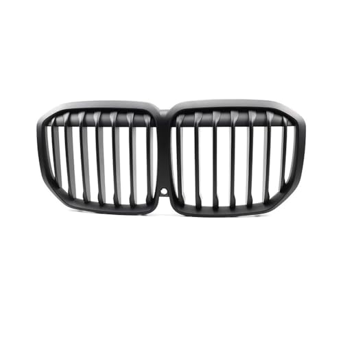 Calandre avant pour X7 G07 2019-2023 noire mate à simple et double lamelle pour capot