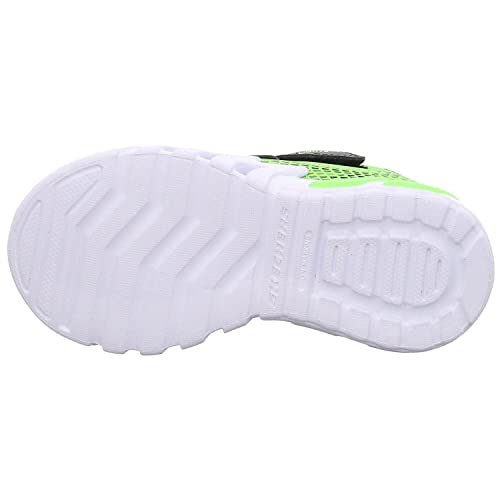 Skechers Bambino Flex-Glow Elite - Vorlo Sneaker In Lime/Nero, Taglia 29 - 4