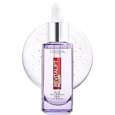 L Oréal Paris Revitalift Filler Sérum Antiarrugas con Ácido Hialurónico  Péptidos. Nº1 del Mundo. Hidratación Duradera y Profunda. Ilumina y Rellena en 1H. Inspirado en Cosmética Coreana  30ml