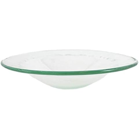 JJA Glass Dish Replacement, Wax Melt & Tart Warmer, Oil Burner, Spare, Bowl Plate, Lid Tray Cover