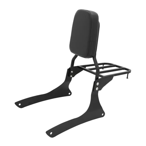 Porte-bagages moto et dossier passager haut de gamme noir pour Suzuki Boulevard C90 2005-2009