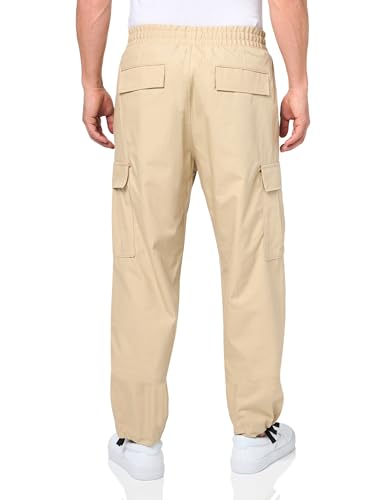 HUGO Mens Relaxed Fit Cotton Twill Joggers3