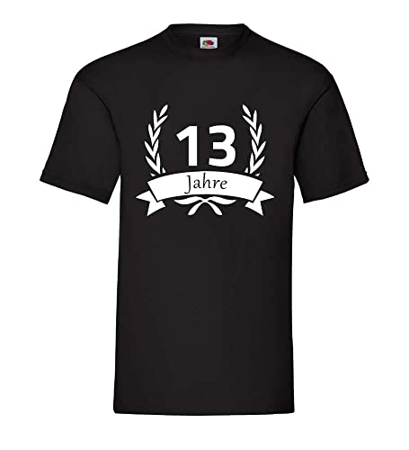 T-shirt homme couronne de laurier brodée coloris noir taille XXXL