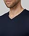 32 Degrees Mens Cool Quick Dry Active Lounge Basic Vneck T-Shirt, Navy, XLarge