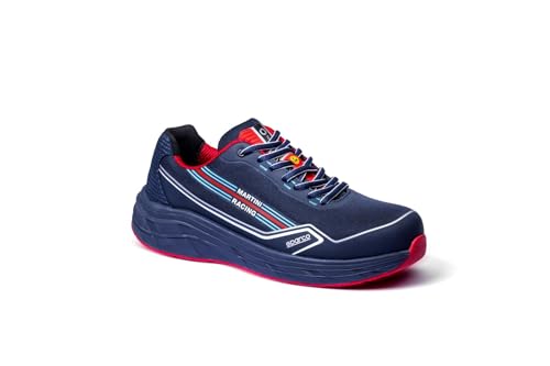 Sparco - Impulse Martini Racing Corsica ESD S1PS SR FO HRO- Chaussures de sécurité pour Hommes - Chaussures de Travail antidérapantes - Baskets de...