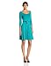 Calvin Klein Women's Three Quarter-Sleeve Solid Belted Dress