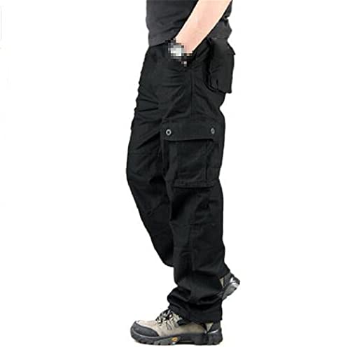 Pantalon décontracté homme noir taille 30 pour éliminer les sacs