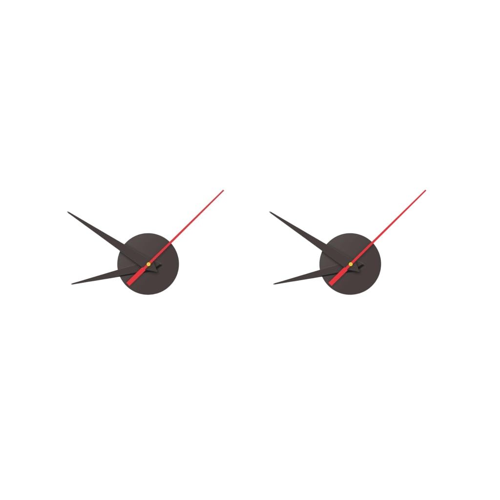 BHFZIAP 2 set Clock Movement Mechanism Kits Mute Pointers Clock Accessories Home Decor black