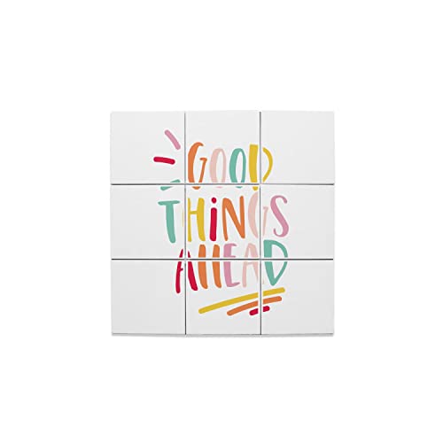 Carreaux céramique décoratif Fabulous Lot x9 message motivation 32,4x32,4cm