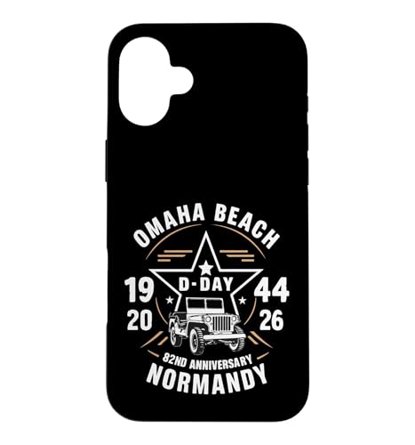 D-day 2026 82nd Anniversary Normandy D-Day Omaha Beach 1944 �X�}�z�P�[�X iPhone 16 Plus �p